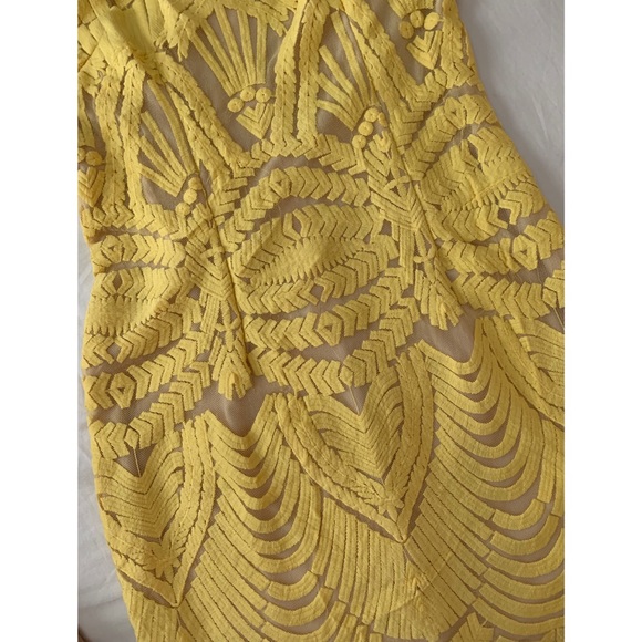 Yellow Mini Dress - Picture 3 of 4